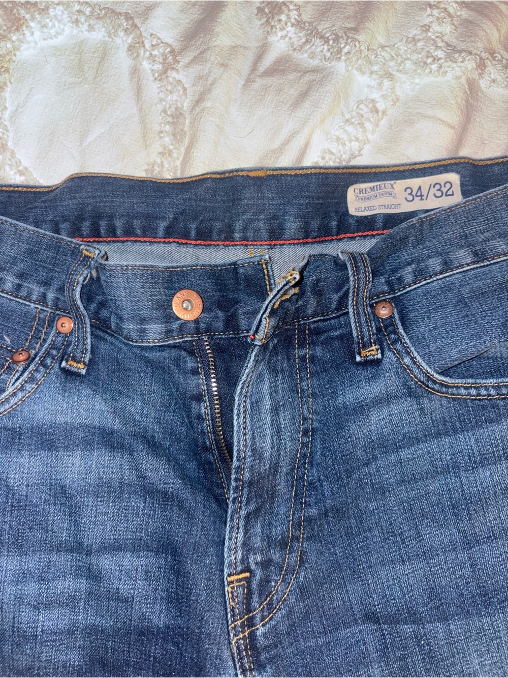 Daniel Cremieux Men’s Blue Slim Straight Jeans